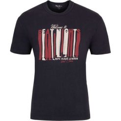 T-shirt Pepe Jeans. Koszulki męskie xl, bez wzorów, z jeansu, bez kołnierzyka. Za 139,00 zł.