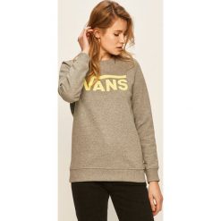 Vans - Bluza. Szare bluzy damskie Vans, s, z nadrukiem, z bawełny, bez rękawów, bez kaptura. W wyprzedaży za 179,90 zł.