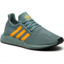 Buty adidas - Swift Run D96643 Rawgrn/Reagol/Cblack. Niebieskie buty skate męskie Adidas, z materiału. Za 379,00 zł.