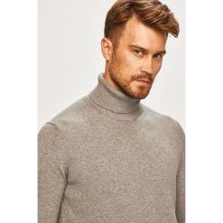 Pepe Jeans - Sweter Dom. Szare swetry męskie Pepe Jeans, xl, bez wzorów, z bawełny, z golfem, bez kaptura. W wyprzedaży za 199,90 zł.