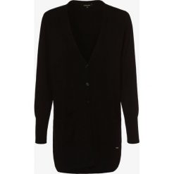 More & More - Kardigan damski, czarny. Czarne swetry damskie More & More, bez wzorów, z długim rękawem, długie, bez kaptura. Za 299,95 zł.