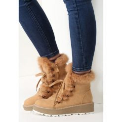 Camelowe Śniegowce New Age. Brązowe buty zimowe damskie marki vices. Za 54,99 zł.