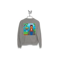 Bluza Retro Game BoJack - Duck Hunt Męska. Czarne bluzy męskie Failfake, s, bez wzorów, retro, bez kołnierzyka, bez rękawów, bez kaptura. Za 170,00 zł.