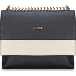 Torebka damska 87-4Y-566-1G. Brązowe torebki klasyczne damskie Wittchen, w paski, eleganckie, bez dodatków. Za 155,00 zł.