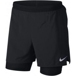 Nike Szorty Męskie M Nk Dstnce 2In1 Short 5in Black Xxl. Czarne spodenki sportowe męskie Nike, z materiału, sportowe. Za 195,00 zł.