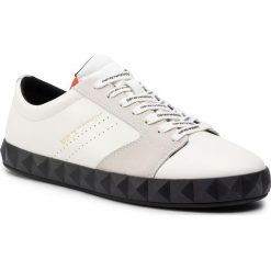 Sneakersy EMPORIO ARMANI - X4X254 XM034 D819 Snow White/Lamb/Mand. Brązowe sneakersy męskie Emporio Armani, bez zapięcia. Za 819,00 zł.