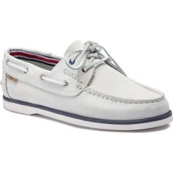 Mokasyny QUAZI - QZ-10-02-000068 402. Szare mokasyny męskie QUAZI, ze skóry, eleganckie. Za 299,00 zł.