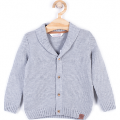 Sweter. Szare swetry chłopięce KNIGHT, z bawełny. Za 54,90 zł.
