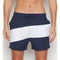 Spodenki. Niebieskie kąpielówki męskie marki La Redoute Collections, w paski. Za 96,98 zł.