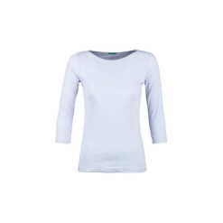T-shirty z długim rękawem Benetton YURI. Niebieskie t-shirty damskie Benetton, xl, bez wzorów, bez kołnierzyka. Za 63,20 zł.