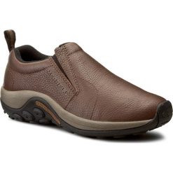 Półbuty MERRELL - Jungle Moc J39817 Black Slate. Brązowe półbuty skórzane męskie Merrell. W wyprzedaży za 239,00 zł.