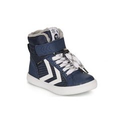 Buty Dziecko Hummel SPLASH POLY JR. Niebieskie trampki dziewczęce Hummel, bez wzorów, bez zapięcia. Za 399,00 zł.