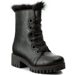Buty zimowe damskie: Botki L37 – Punk Loft Fur SS11V5 Czarny