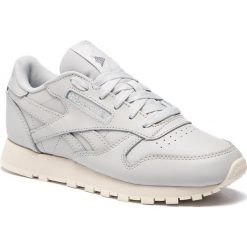 Buty Reebok - Cl Lthr DV3763 Skull Grey/Pure Silver/Pa. Szare buty sportowe damskie Reebok, bez wzorów, ze skóry, bez obcasa, na płaskiej podeszwie, bez zapięcia. W wyprzedaży za 249,00 zł.