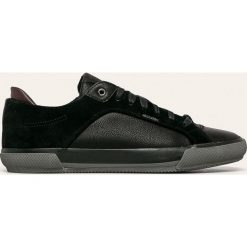 Geox - Buty. Czarne sneakersy męskie Geox, z okrągłym noskiem, na sznurówki. W wyprzedaży za 269,90 zł.