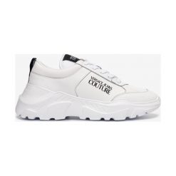 Versace Jeans Couture Tenisówki Biały. Białe trampki męskie Versace Jeans Couture, bez wzorów, z jeansu, bez zapięcia. Za 872,95 zł.
