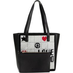 Torebka LOVE MOSCHINO - JC4319PP08KT100B Nero/Avorio. Brązowe torebki klasyczne damskie Love Moschino, bez wzorów, ze skóry ekologicznej, bez dodatków. W wyprzedaży za 499,00 zł.