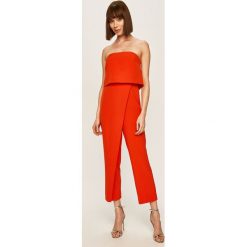 Guess Jeans - Kombinezon. Białe kombinezony damskie Guess Jeans, na co dzień, s, z aplikacjami, z elastanu, bez kołnierzyka, z długim rękawem, długie. Za 559,90 zł.