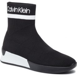 Sneakersy CALVIN KLEIN - Quan Stretch Knit E4450 Black/White. Czarne sneakersy damskie Calvin Klein, ze skóry ekologicznej. Za 729,00 zł.