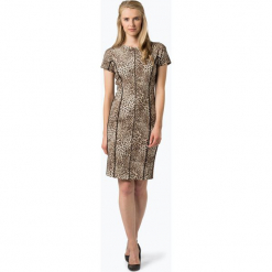 Marc Cain Collections - Sukienka damska, beżowy. Niebieskie sukienki marki Molly.pl, na co dzień, l, z tkaniny, z krótkim rękawem, midi, bodycon. Za 899,95 zł.