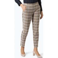 Opus - Spodnie damskie – Ette Color Check, żółty. Żółte spodnie damskie Opus, bez wzorów. Za 269,95 zł.