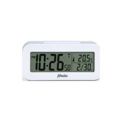 Budzik ALECTO AK-30WT Biały. Białe zegarki męskie ALECTO. Za 83,99 zł.