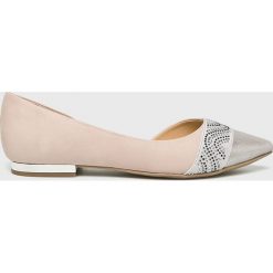 Caprice - Baleriny. Brązowe baleriny damskie marki Caprice, ze skóry. Za 269,90 zł.