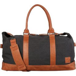 Torebki klasyczne damskie: YOURTURN Torba weekendowa washed black/cognac