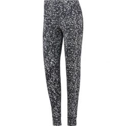 Spodnie damskie: Reebok Spodnie damskie Lux Bold High Rise czarno-białe r. L (BQ8179)