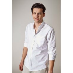Koszula w kolorze białym. Białe koszule męskie TATUUM, xl, z bawełny. W wyprzedaży za 74,95 zł.