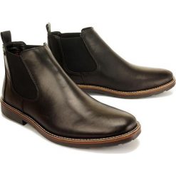 RIEKER TEX 35382-00 black, botki/sztyblety męskie. Czarne botki męskie Rieker, bez zapięcia. Za 339,90 zł.
