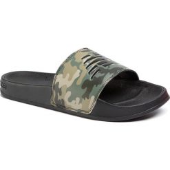 Klapki NEW BALANCE - SMF200CP Zielony. Zielone klapki męskie New Balance, bez wzorów, ze skóry ekologicznej. Za 129,00 zł.