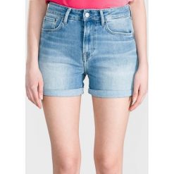 Pepe Jeans Mary Szorty Niebieski. Niebieskie szorty damskie Pepe Jeans, bez wzorów, z elastanu. Za 292,95 zł.