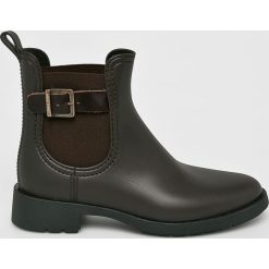 Marc O'Polo - Kalosze. Brązowe kalosze damskie marki Marc O'Polo, z materiału. W wyprzedaży za 299,90 zł.