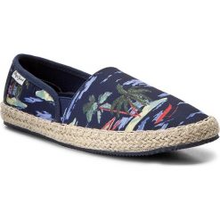 Espadryle PEPE JEANS - Game Caribe PBS10082 Blue 575. Niebieskie espadryle damskie Pepe Jeans, bez wzorów, z jeansu, bez obcasa, na płaskiej podeszwie. W wyprzedaży za 129,00 zł.