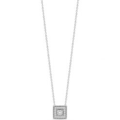 Zjawiskowy Naszyjnik - złoto 585, Diament 0,08ct. Żółte naszyjniki damskie W.KRUK, z brylantem, złote. Za 1390,00 zł.