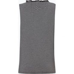 Opus - Top damski – Imkara, czarny. Czarne topy damskie Opus, bez wzorów, z falbankami. Za 159,95 zł.