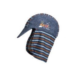 Playshoes Czapka UV Ahoi, niebieski. Niebieskie czapeczki niemowlęce marki Playshoes, z elastanu. Za 59,00 zł.