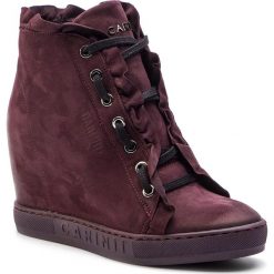 Sneakersy CARINII - B4845 M10-000-000-B88. Czerwone półbuty damskie Carinii, ze skóry. W wyprzedaży za 269,00 zł.