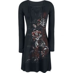 Alchemy England Red Irae Sukienka czarny. Sukienki małe czarne marki Alchemy England, na imprezę, xl, w kolorowe wzory, z długim rękawem. Za 99,90 zł.
