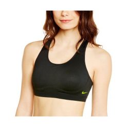 Nike PRO FIERCE BRA, 10 | SZKOLENIA KOBIET | KOBIETY | BRA | CZARNY / CZARNY / NAPIĘĆ | M. Czarne biustonosze damskie termoaktywne Nike, m, bez wzorów, outdoorowe. W wyprzedaży za 179,52 zł.