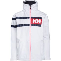 Kurtka HELLY HANSEN SALT POWER Biały. Białe płaszcze męskie marki Helly Hansen, s, z nadrukiem, z polaru, bez kaptura. W wyprzedaży za 920,00 zł.