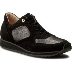 Sneakersy OLEKSY - 2110/147/A87/000/000 Czarny Zamsz/Czarny Brokat. Czarne półbuty damskie marki Oleksy, bez wzorów, ze skóry, bez obcasa, na płaskiej podeszwie, bez zapięcia. W wyprzedaży za 229,00 zł.