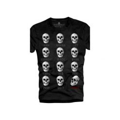 T-shirt UNDERWORLD Ring spun cotton Heater. Czarne t-shirty męskie Underworld, s, z nadrukiem, z bawełny, bez kołnierzyka. Za 69,99 zł.