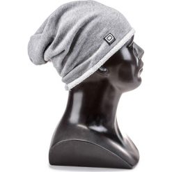CZAPKA MĘSKA H026 - SZARA. Szare czapki męskie marki Ombre Clothing, z bawełny. Za 14,99 zł.