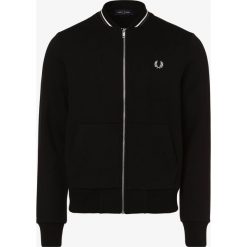 Fred Perry - Męska bluza rozpinana, czarny. Czarne bluzy męskie Fred Perry, m, bez wzorów, sportowe, bez kołnierzyka, bez rękawów, bez kaptura. Za 599,95 zł.