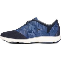Geox tenisówki męskie Nebula 41 ciemny niebieski. Niebieskie trampki męskie Geox, bez wzorów, bez zapięcia. W wyprzedaży za 339,00 zł.