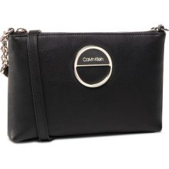 Torebka CALVIN KLEIN - Hoop Ew Crossbody K60K606313 BAX. Czarne listonoszki damskie Calvin Klein, bez wzorów, ze skóry ekologicznej, eleganckie, bez dodatków. Za 399,00 zł.