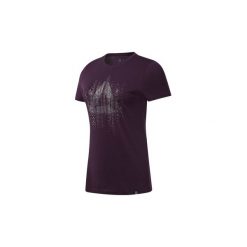 T-shirty z krótkim rękawem Reebok Sport Koszulka Motion Dot Crew. Fioletowe topy sportowe damskie Reebok Sport, s, bez wzorów, bez kołnierzyka, z krótkim rękawem, krótkie, bez kaptura. Za 89,95 zł.