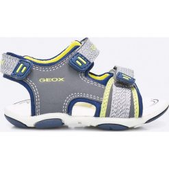 Geox - Sandały dziecięce. Szare sandały chłopięce marki Geox, ze skóry. W wyprzedaży za 189,90 zł.